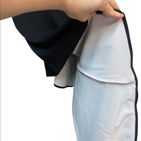 Gabrielle union for ny and co black and white peplum top - Picture 2 of 4